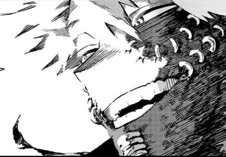 daily_dabi's tweet photo. dabi has the prettiest smile in whole bnha manga https://t.co/G6xKXgPDpr