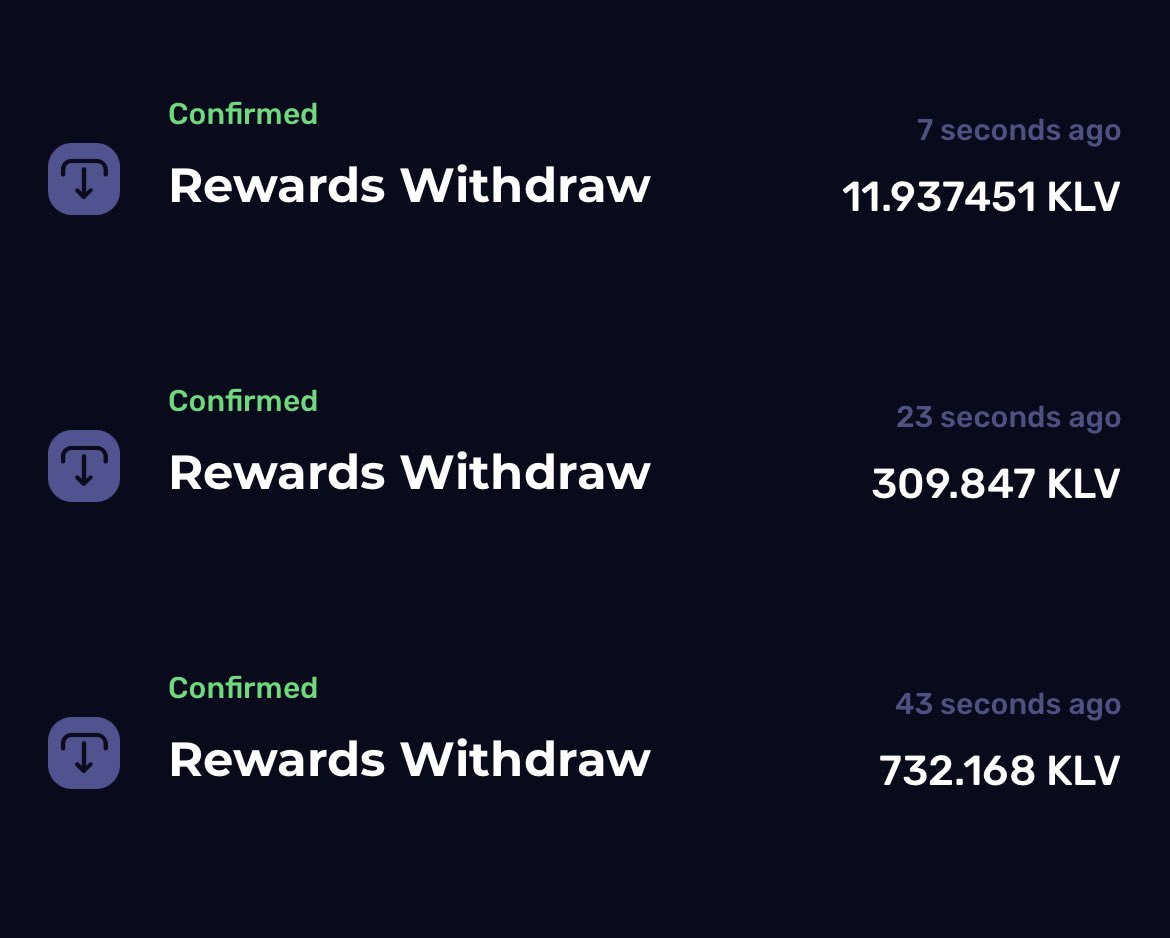 CryptoVin2's tweet photo. Who else feels #Klever when they claim their rewards? Be @klever_io
#KleverChain #KleverExplorer #KleverWallet #blockchain #cryptocurrecy #Cryptocurency #cryptoworld #altcoins https://t.co/zIF7MzotvZ
