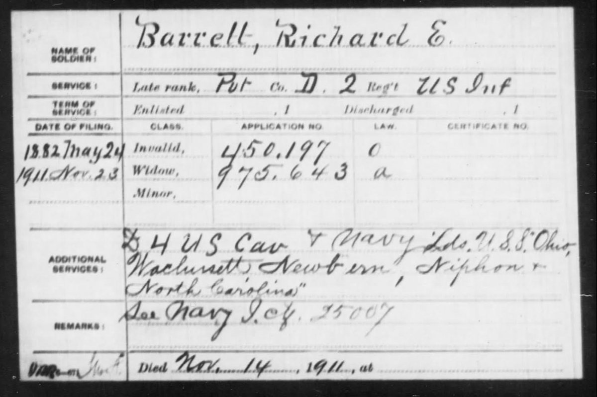 AbbeygateStreet's tweet photo. @CWBluejackets his enlistment in the NY rendezvous on 18th June 1864 - 10th entry - and further index cards attached. https://t.co/JwnzAQaWEO