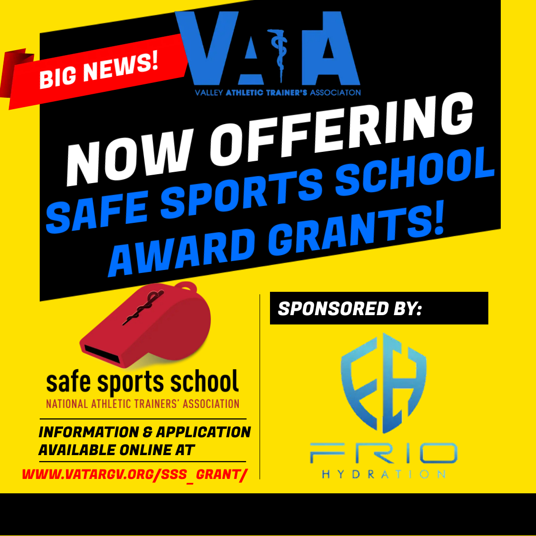 We are proud to announce that we now offer Safe Sports School Award Grants! For more information visit us at vatargv.org/sss_grant/