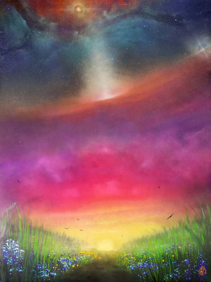Fine Spray Paint Art 🎨 🟨🐟 tweet media