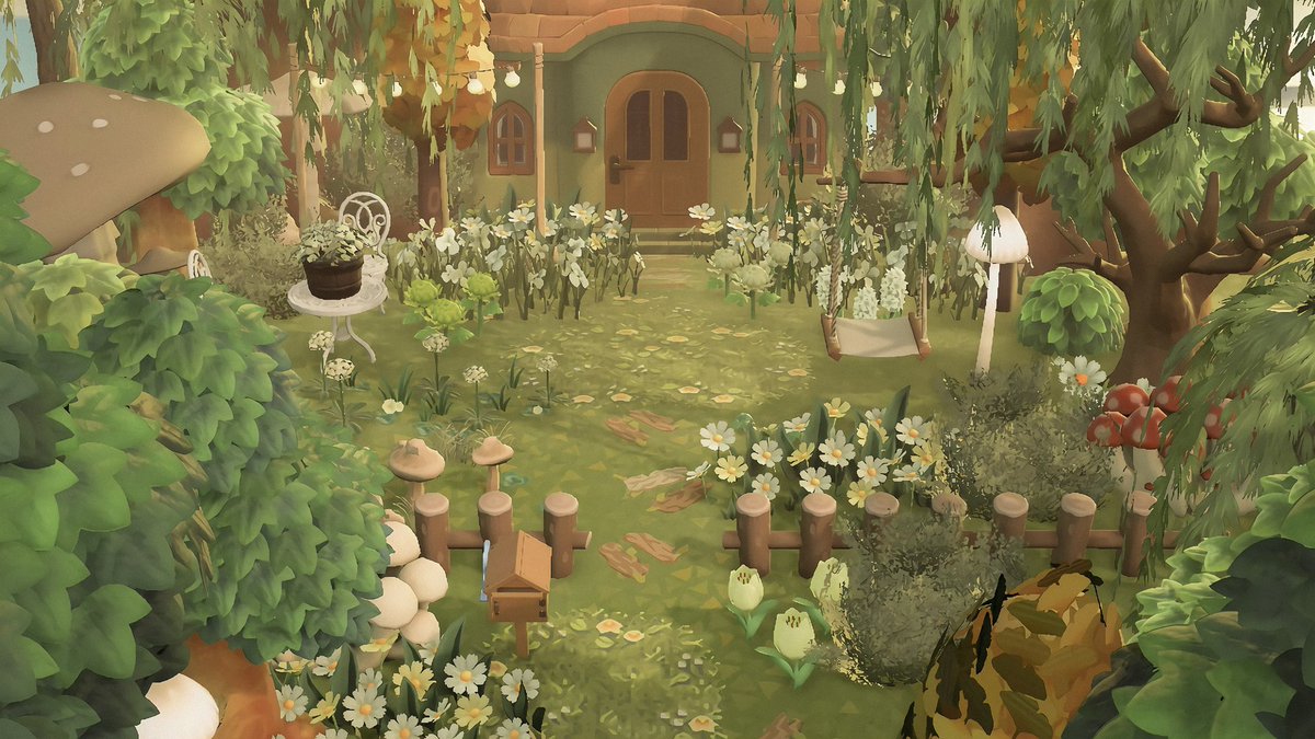 isleofbryum's tweet photo. a cottage tucked deep in the woods 🤍🍃🍄
#acnhmods #acnhdesign #acnh https://t.co/uyYtP6qWFb