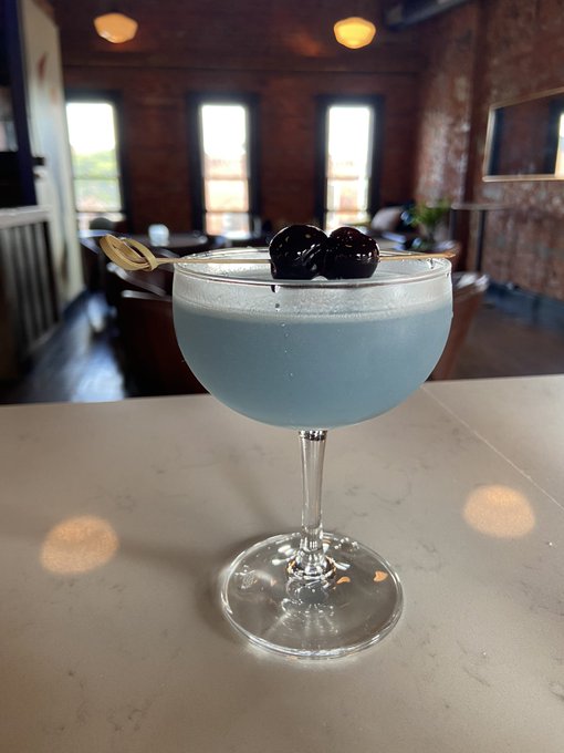 Aviation. My all time favorite gin cocktail. A lovely balance of sweet and sour and a lovely color. https://t<a href="/tag/baristalife"class="tags"><span>#baristalife</span></a>