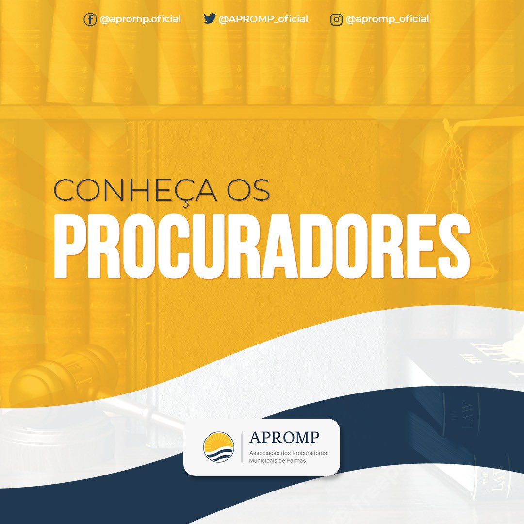 APROMP_Oficial's tweet photo. #advocaciapublica #conheçaosprocuradores #apromp #pgmpalmas @cidadepalmas https://t.co/VrxqUKTtJd