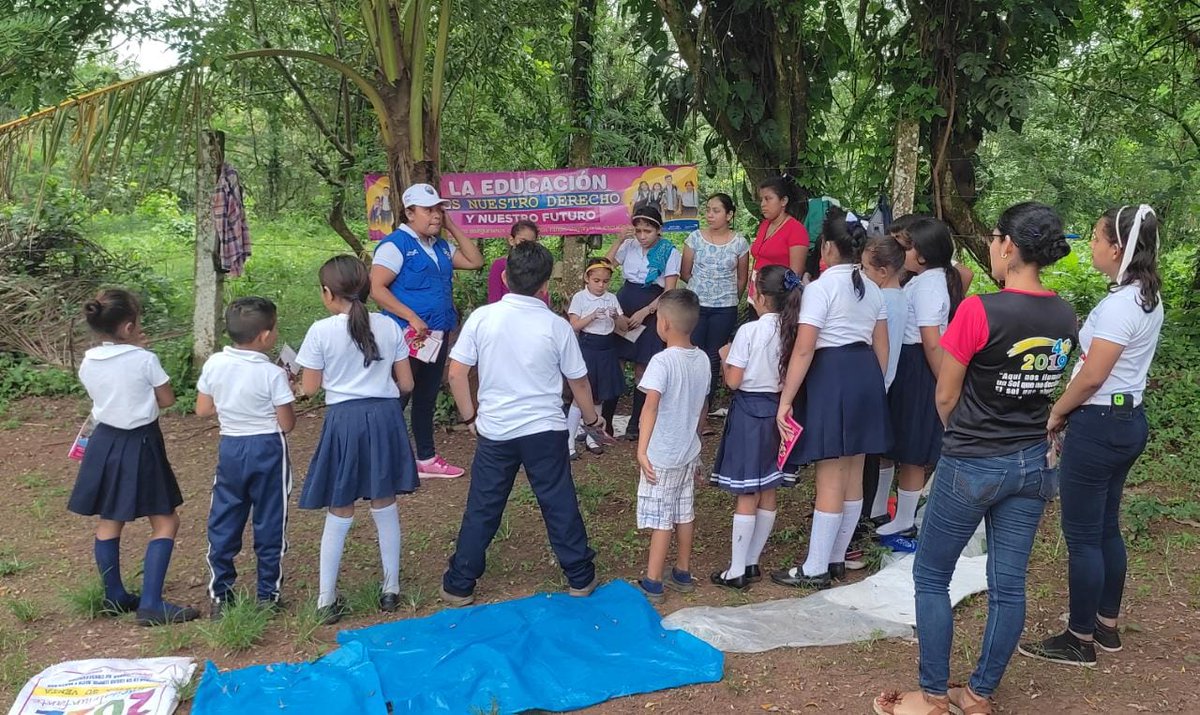 RedComElAyote's tweet photo. Ministerio de la Familia #ElAyote realiza Charla informativa con Niñas, Niños y Adolescentes sobre temas de Prevención de Adicciones y Violencia.
#PatriaBenditaYLibre 
#nicaragua🇳🇮 https://t.co/77Jfp9j8Qp