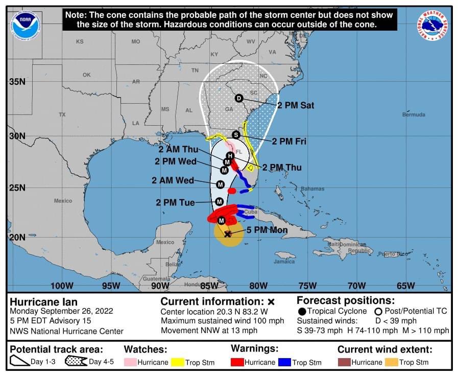 strangesouthpod's tweet photo. Thinking of you, Florida! Be safe! #hurricaneian https://t.co/I0z7DTWeYS