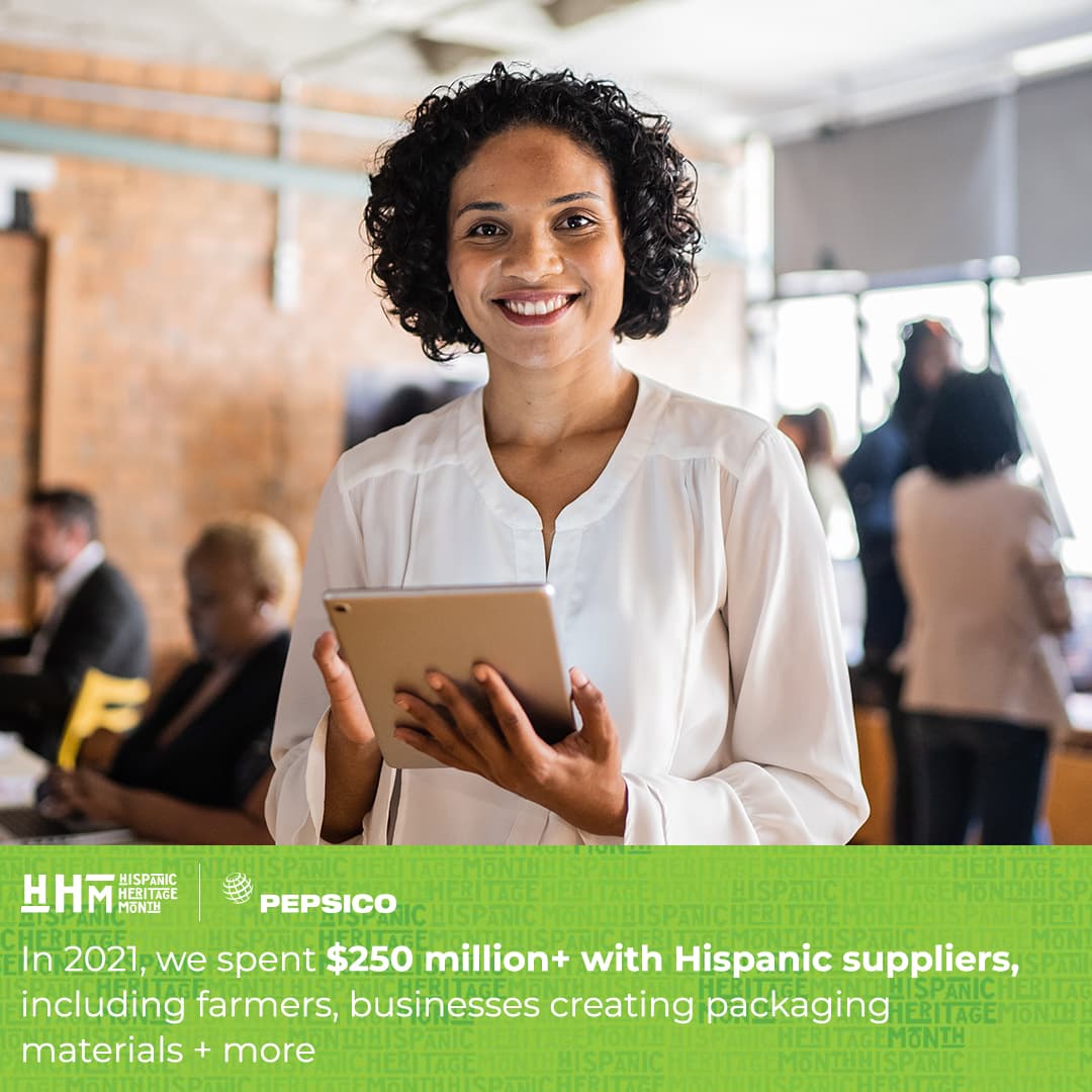 jill_emens's tweet photo. Happy Hispanic Heritage Month! In 2020, @pepsi launched a 5-year, $172 million program to invest in Hispanic people, businesses and communities. Take a look at some of the innovative programs we’ve launched so far: https://t.co/UYCEQrWR6h https://t.co/N1XkV2bilN