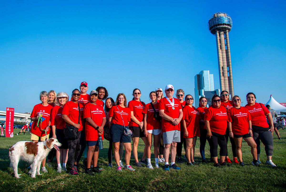 MedCityHospital's tweet photo. The Dallas County Heart Walk was a great success thanks to all who joined our team! Medical City Healthcare with the support of the HCA Healthcare Foundation is proud to be the @American_Heart Together to End Stroke sponsor. #HealthierTomorrows #EndStroke https://t.co/mO0sfhzZ6U