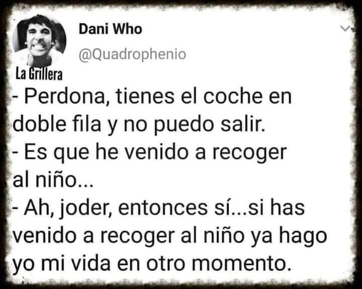 🔁Insistimos
👉Os lo decimos por algo...
🏫A la entrada y salida del #cole
🔸Llega con tiempo
🔸Estaciona correctamente,🤔puedes utilizar calles  cercanas y parking🅿️ en el CP Henares y Europa.
Respeta las líneas amarillas y las intersecciones, está prohibido estacionar.