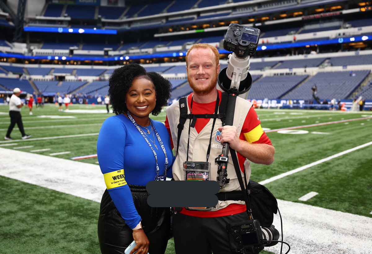 Just a couple of @UCM_Alum working in the @NFL