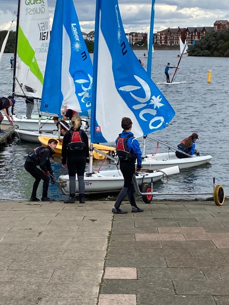 The weekend saw four cadets taking part in the National Sailing Regatta representing London Area. They came home having won the National trophy for open pico class and scoring highly in the open zest and junior topper classes. BZ all.
