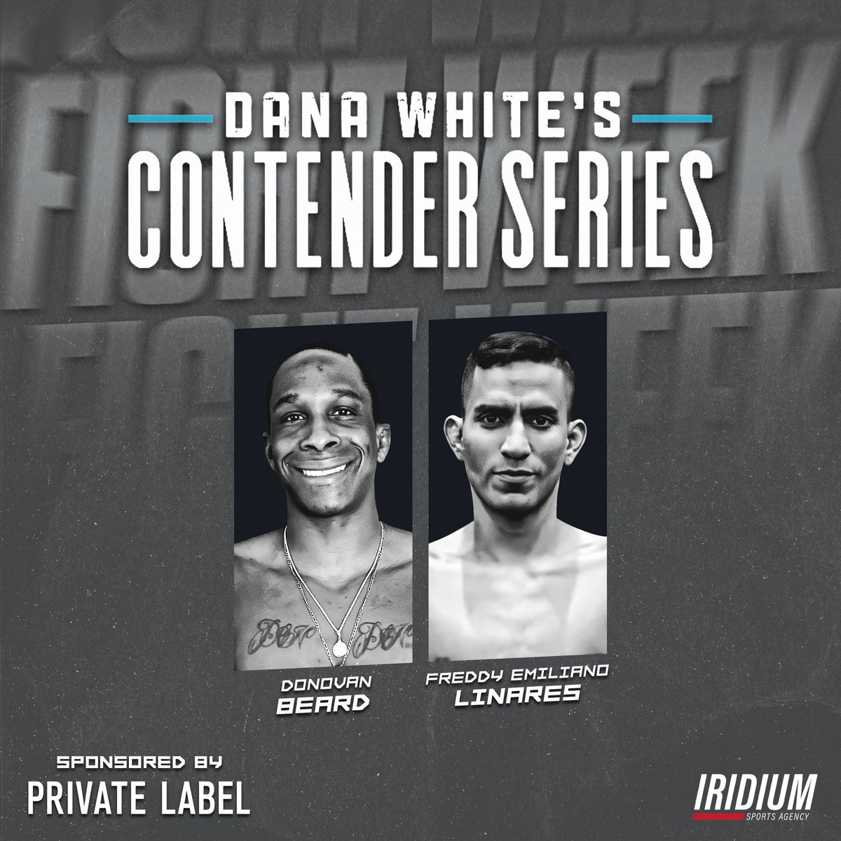 TeamIridiumISA's tweet photo. 🚨 #TeamIridium hammers @HighlightDon &amp; @Emiliano_mma compete for @ufc contracts at #DWCS on Tuesday ✍🏽 #TheDarkside

READ ➡️ https://t.co/z3YnmthCef https://t.co/iNSGeu3qNN