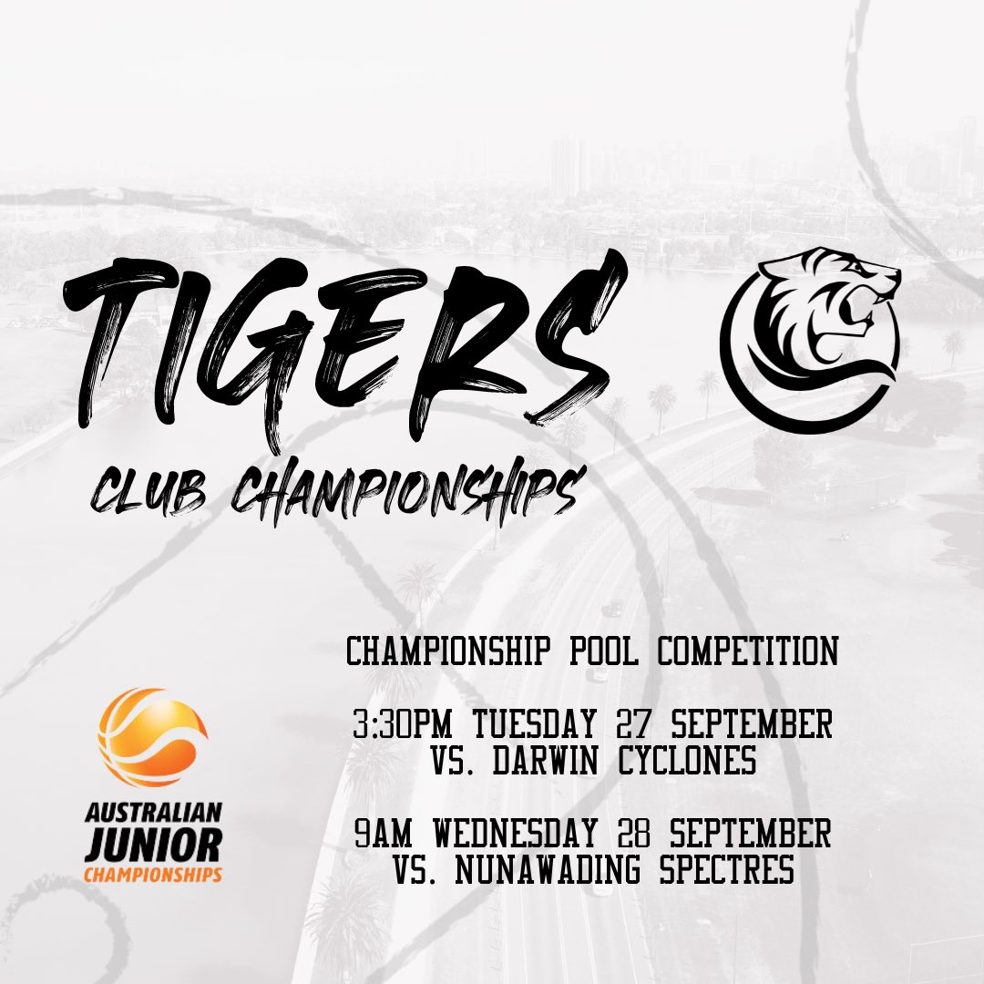 Our Under 14 Girls enter the Championship Competition phase, taking on Darwin and Nunawading. 

Live stream is available via the link in our bio. 

🐯