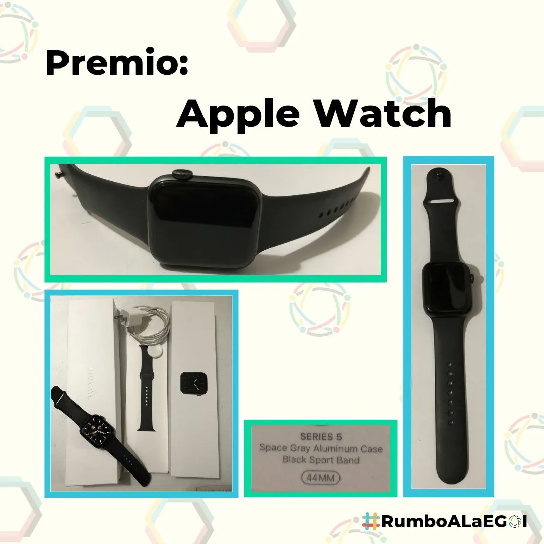 Estamos haciendo una rifa por parte de la OFMI para poder apoyar a la delegación mexicana🇲🇽 en su viaje a la EGOI que tendrá lugar en Antalya, Turquía 🇹🇷.

El premio es un Apple Watch Series 5🤩🙌

#girlswhocode #informatics #programacion #somosolimpicas