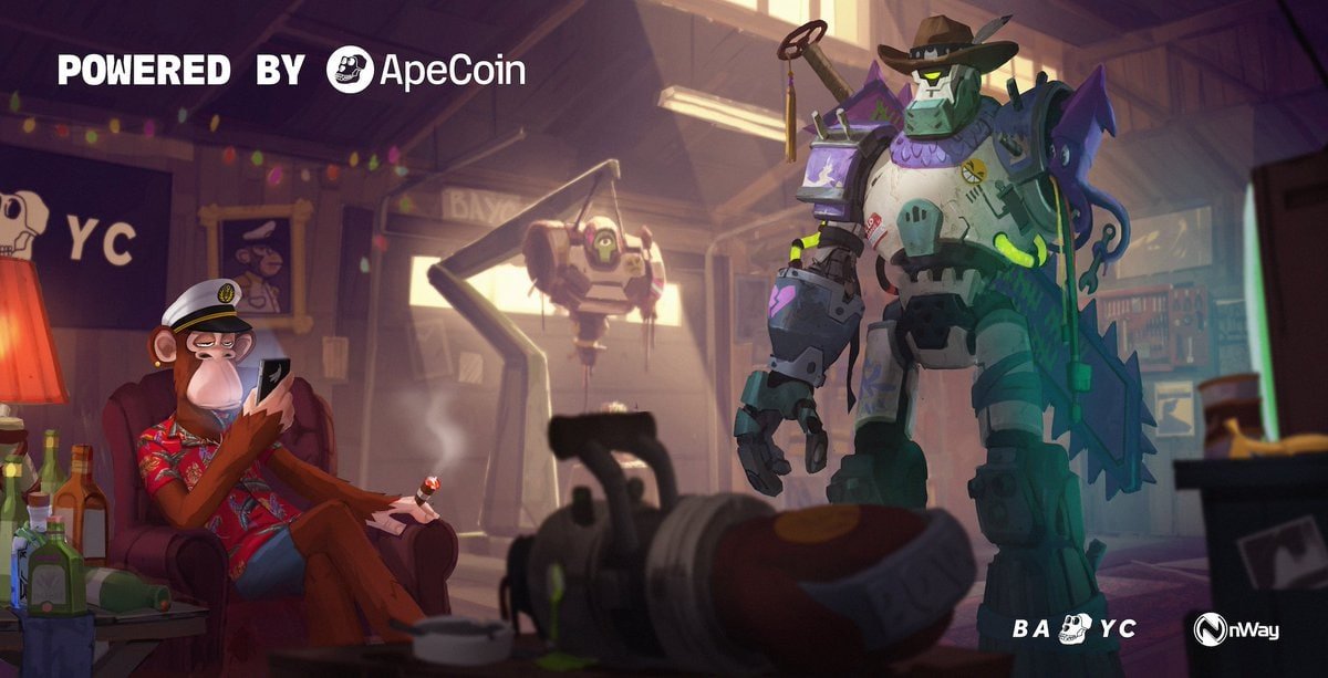 MechaApesYC's tweet photo. This October... 10,000 Mecha Apes.

Powered by $APE https://t.co/c6wHdrLyoy