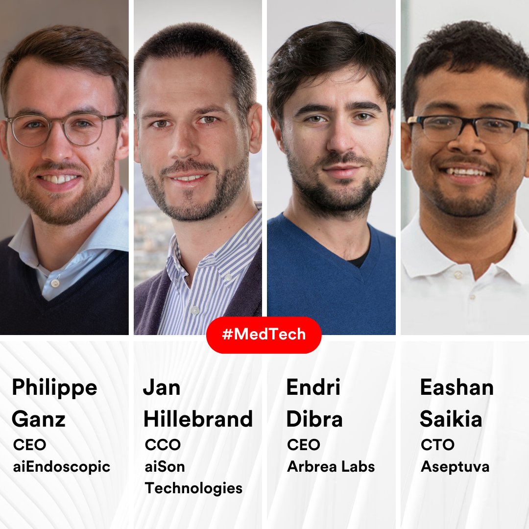 Swissnex in Boston and New York (@swissnexbosnyc) on Twitter photo Today we kick off our fall virtual startup bootcamp! Meet Philippe Ganz of aiEndoscopic, Jan Hillebrand of
<a href="/AisonTech/">aiSon™ Technologies</a>, Endri Dibra of <a href="/arbrealabs/">Arbrea Labs AG</a>, and Eashan Saikia of Aseptuva. Learn more about all of the startups participating bit.ly/3UJ0A5K and stay tuned for more! Today we kick off our fall virtual startup bootcamp! Meet Philippe Ganz of aiEndoscopic, Jan Hillebrand of
<a href="/AisonTech/">aiSon™ Technologies</a>, Endri Dibra of <a href="/arbrealabs/">Arbrea Labs AG</a>, and Eashan Saikia of Aseptuva. Learn more about all of the startups participating bit.ly/3UJ0A5K and stay tuned for more!