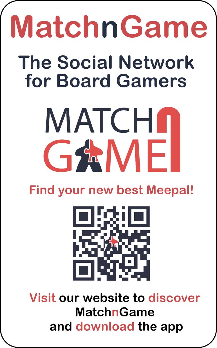 GWLBGs's tweet photo. Here we go! Our app is up &amp; running 🥳
Discover MatchnGame - the new social network for board gamers. Available to download now on the App Store and the Google Play Store! For more information, visit: https://t.co/NvCQ9EDep7 https://t.co/c9IVYQaRO5