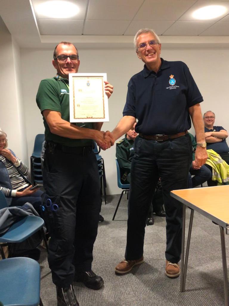 StuLittle1972's tweet photo. Really didn’t expect this to happen.  Great to be joined by  @Essex_HS and Pippa at our cfr training tonight. https://t.co/jZfIKiQdIt