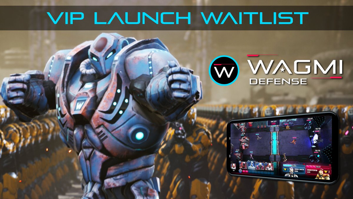 NiFeWARS's tweet photo. JOIN the VIP Launch Waitlist.

Be the FIRST to DOWNLOAD and play WAGMI Defense on your MOBILE Device.

Ready to enlist? Enroll now 👇

https://t.co/XTQip0iNMA https://t.co/PIV0Z26Jh9
