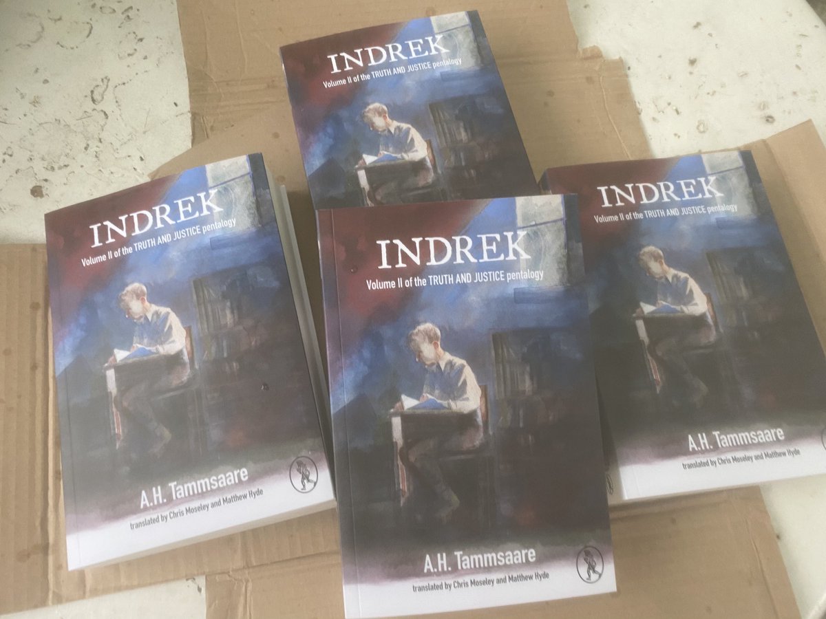 saareman's tweet photo. Copies of #Indrek #EstonianInTranslation 🇪🇪 arrive from @VagabondVoices! https://t.co/OXjnp0Bctc
