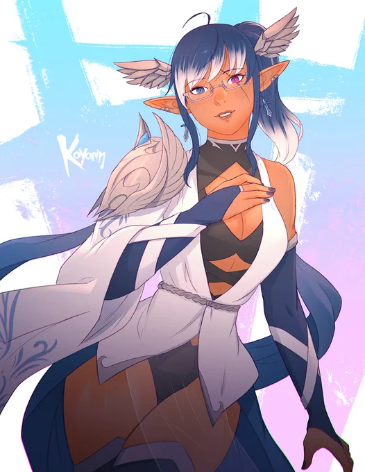 another #FFXIV character commission, thanks ! 