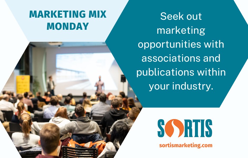 SortisMarketing's tweet photo. The professional associations and publications in your industry are a great source of potential public relations opportunities like guest articles, paid ads, speaking engagements, sponsorships, and more.

#WorkWithSortis #PublicRelations #Marketing #DigitalMarketing https://t.co/Fy2LXaa6XO