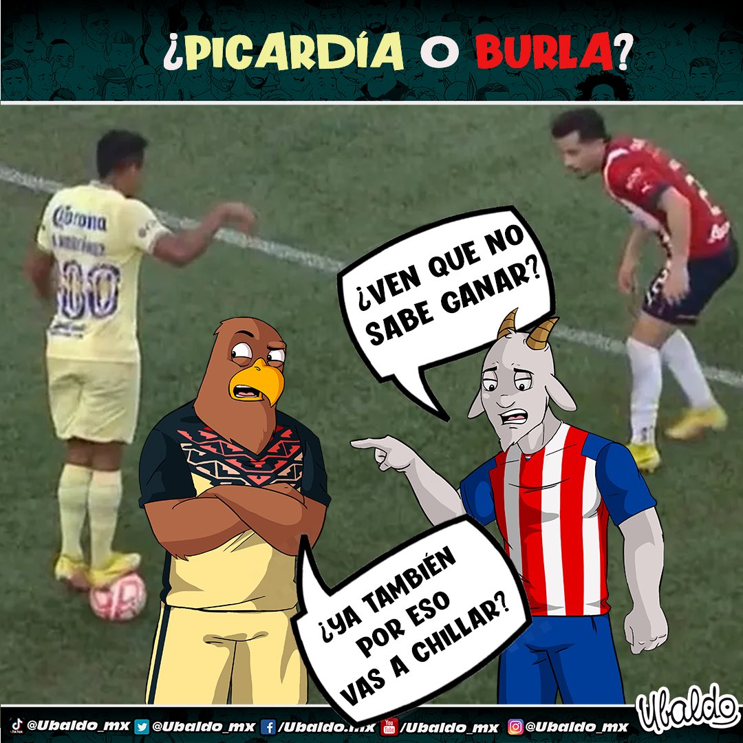 Ubaldo_mx's tweet photo. ¿Deben desaparecer estas jugadas del futbol porque hacen enojar a algunos? 😕
#clubamerica #chivas #picardia #ubaldoshow #wily #chevas https://t.co/kJzo27Ujl7