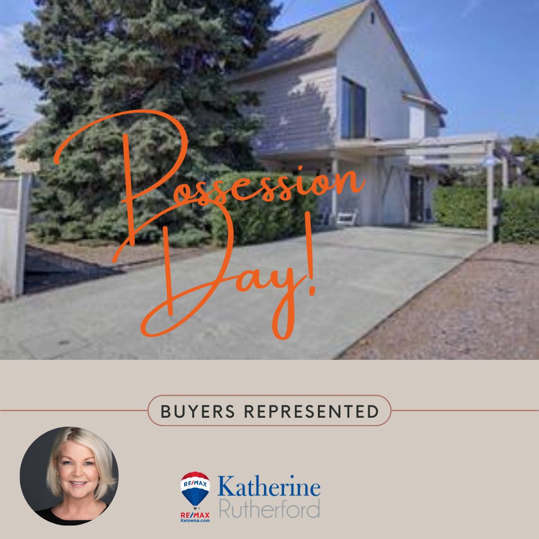 A huge congratulations to my client on their move to Vernon! I know you're going to love living in the Okanagan!