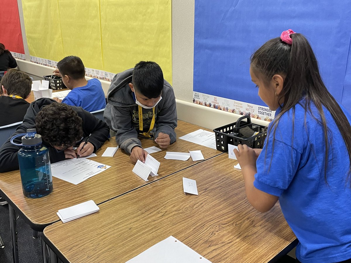 @YorbitaCheetah GATE/enrichment 1st meeting. Index Card Tower icebreaker. Teams talked to find things they had in common & wrote each on one card. The challenge-Build the Tallest Tower #sharing #collaboration #buildingrelationships @RowlandGATE @RowlandSchools #WeAreRUSD