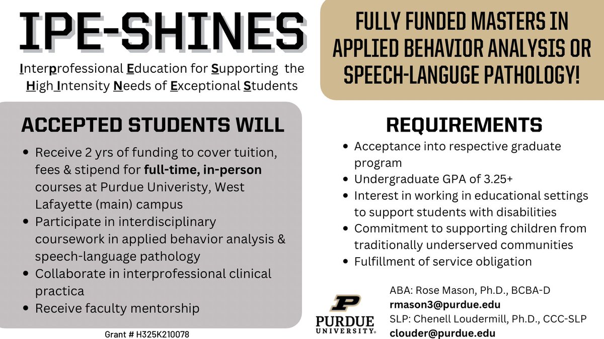 Purdue Autism & Behavior Intervention Lab (ABIL) tweet media