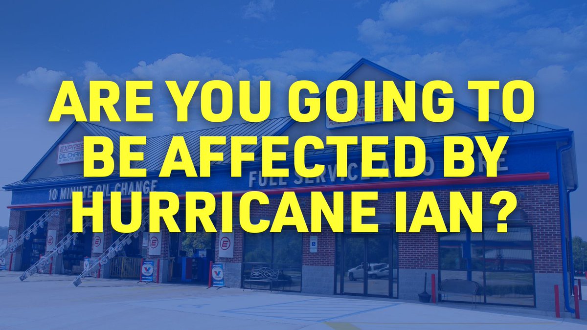 We are offering FREE tire patches and FREE 20-point vehicle inspections at participating store locations for Florida evacuees. Our thoughts and prayers are with everyone. Stay safe out there! #hurricaneian