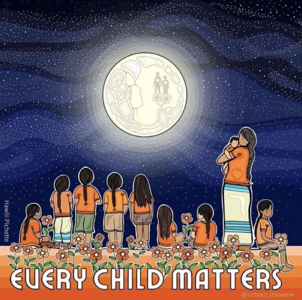 Thursday we will be wearing orange in observance of our National Truth and Reconciliation Day.