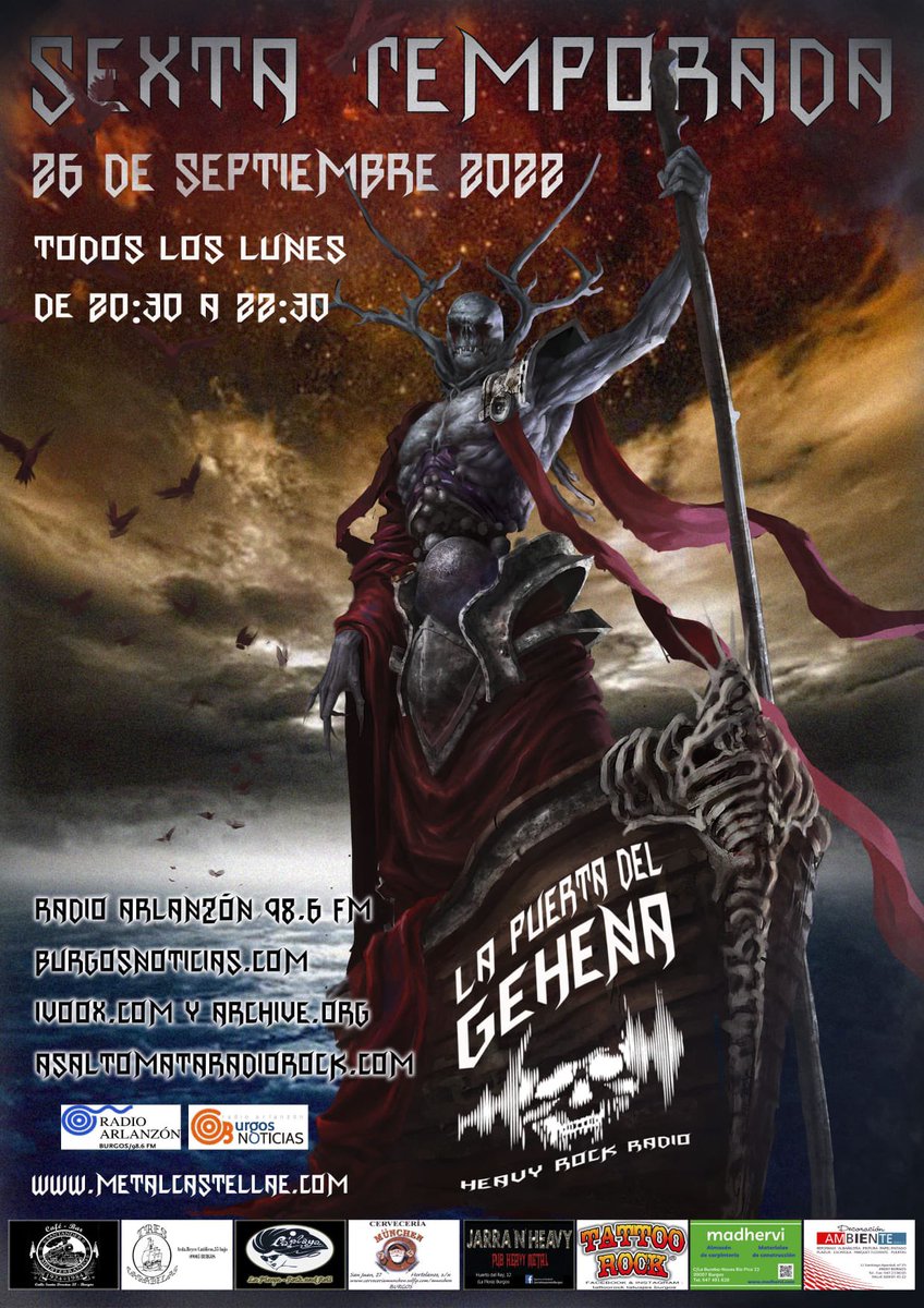 PuertaDelGehena's tweet photo. 6 Temporada 🤘 https://t.co/VvKVgr1G4y