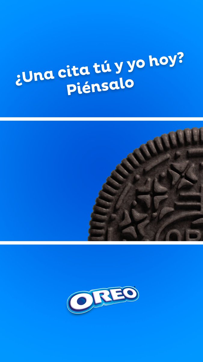 Oreo_Colombia's tweet photo. Abran la Oreo de la suerte para una semanas increíble 😉
Fav si les salió una buena.
#ComparteOreo #Oreo https://t.co/LTFIYUrpgW