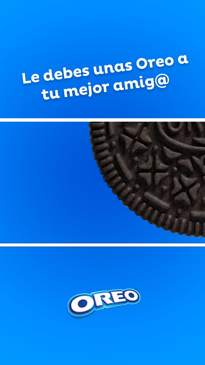 Oreo_Colombia's tweet photo. Abran la Oreo de la suerte para una semanas increíble 😉
Fav si les salió una buena.
#ComparteOreo #Oreo https://t.co/LTFIYUrpgW