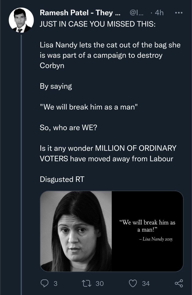 localnotail's tweet photo. I politely asked this account for the source of a Lisa Nandy quote they used - for the record as I couldn't find it.
They were evasive, abusive & accused me of gaslighting 🙄🤦♀️
🙏 be vigilant for accounts that spread disinformation to divide & weaken the left
#CheckYourSource https://t.co/pW43ufpKdo