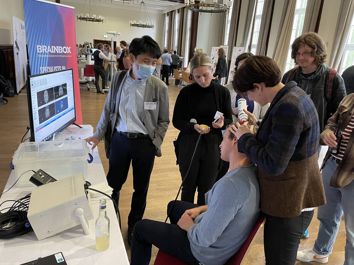 Brainbox_Neuro's tweet photo. It’s been a very long, but very busy and engaging day at #FUN22. Looking forward to another full day of interesting talks and poster presentations on day two. #brainstimulation #TUS #focusedultrasoud #neuromodulation https://t.co/vqNca1kbMj
