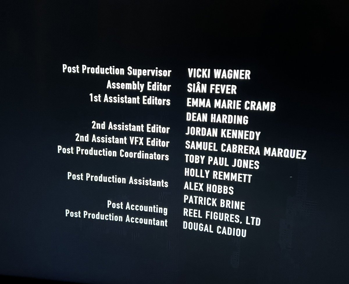 Congratulations to my super talented friend <a href="/SianFever/">Siân Fever</a> on her first official Assembly Editor credit, aired on tonight’s UK broadcast of <a href="/HBO/">HBO</a> <a href="/HouseofDragon/">House of the Dragon</a>! #pausedforthisphoto #HouseOfTheDragon #HouseOfTheDragonEp6