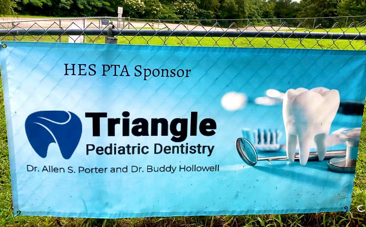 Next, we want to give a shout out to another long time sponsor, Triangle Pediatric Dentistry! Triangle Pediatric Dentistry has been a sponsor for several years. We can’t thank them enough for their continued support of our school!!!