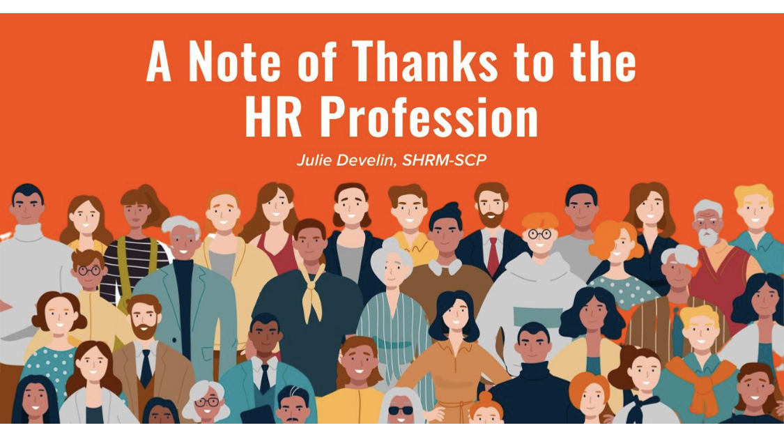 Thank You HR Professionals!
SHRM on LinkedIn: A Note of Thanks to HR Profession #hrprofessionalday #shrmblog linkedin.com/posts/shrm_hrp…