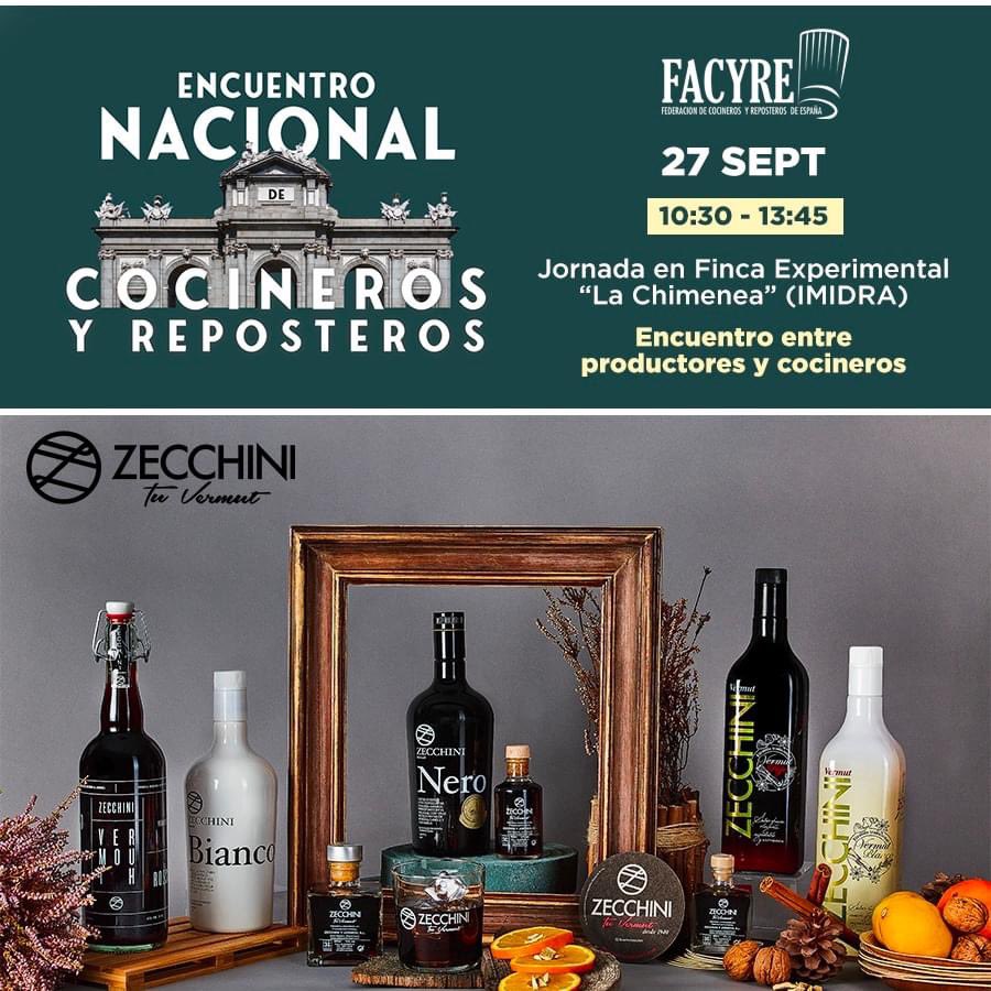 VermutZecchini's tweet photo. 🧑🍳 Mañana participamos en el "Encuentro nacional de #cocineros y #reposteros " que organiza FACYRE.
🍸 Desde las 11:00 estaremos con toda nuestra gama de Vermut Zecchini, en la Finca Experimental "La Chimenea" de IMIDRA #EncuentroFacyre @facyre
@imidra_madrid #foodlovers https://t.co/XO1pjqIfVF