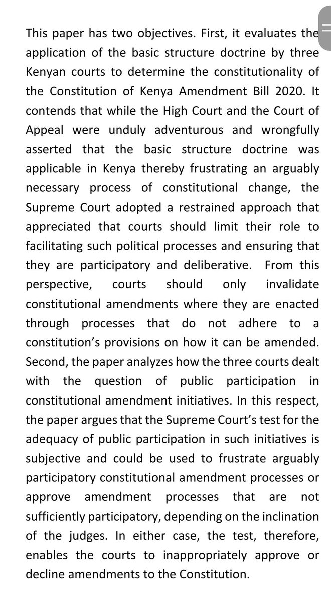 MigaiAkech's tweet photo. Presented a paper on "The Basic Structure "Doctrine" and the Politics of Constitutional Change in Kenya: A Case of Judicial Adventurism?" At the 9th Stellenbosch Annual Seminar on Constitutionalism in Africa, 13-16 September 2022 @STIAS_SA. Abstract below: https://t.co/zDVW8zRGfG