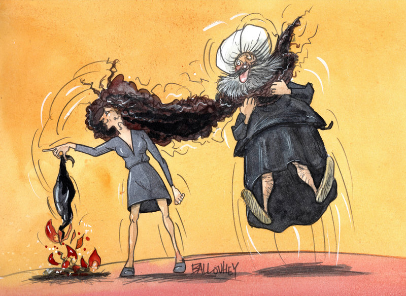 Ballouhey's tweet photo. Iraniennes #IranProtests #IranianWomenLivesMatter #cartoon #iraniennes @FranceCartoons  @CartooningPeace @CartooningPeace https://t.co/RNsHGiyEt1