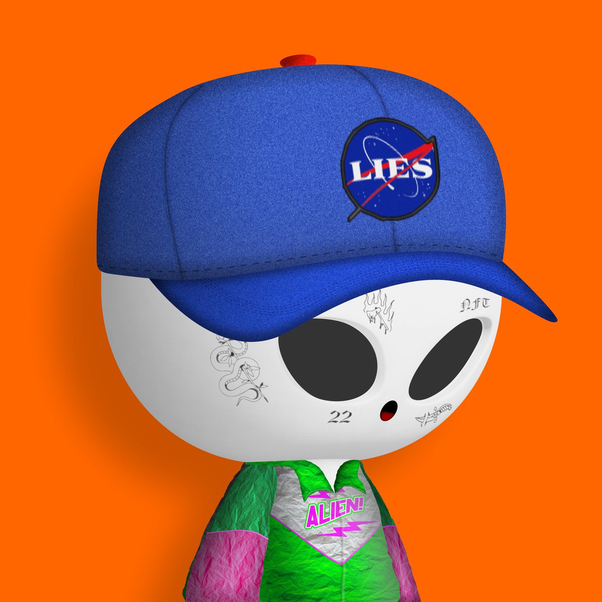 OsirisX69X's tweet photo. @thealienboy @NASA #PlanetaryDefender
We come in peace!!!!! #alienNFT #alienboyNFT $fock https://t.co/Kj6PDlixIu