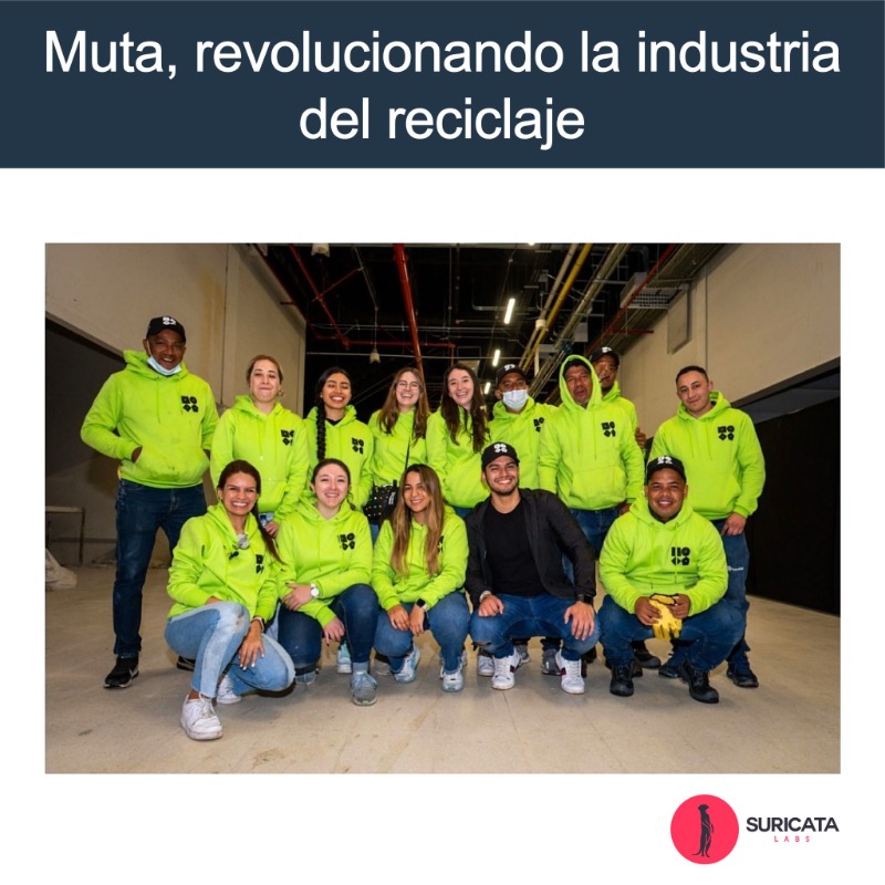SuricataLab's tweet photo. Muta♻️ es una empresa que forma parte de la Fase de #CrecimientoTech, esta busca educar y brindar herramientas a las empresas para unirse a la economía circular por medio del reciclaje💪🏼.
Te invitamos a conocerla en el siguiente artículo.🔥
@AppsCo, @InnpulsaCol y @Ministerio_TIC