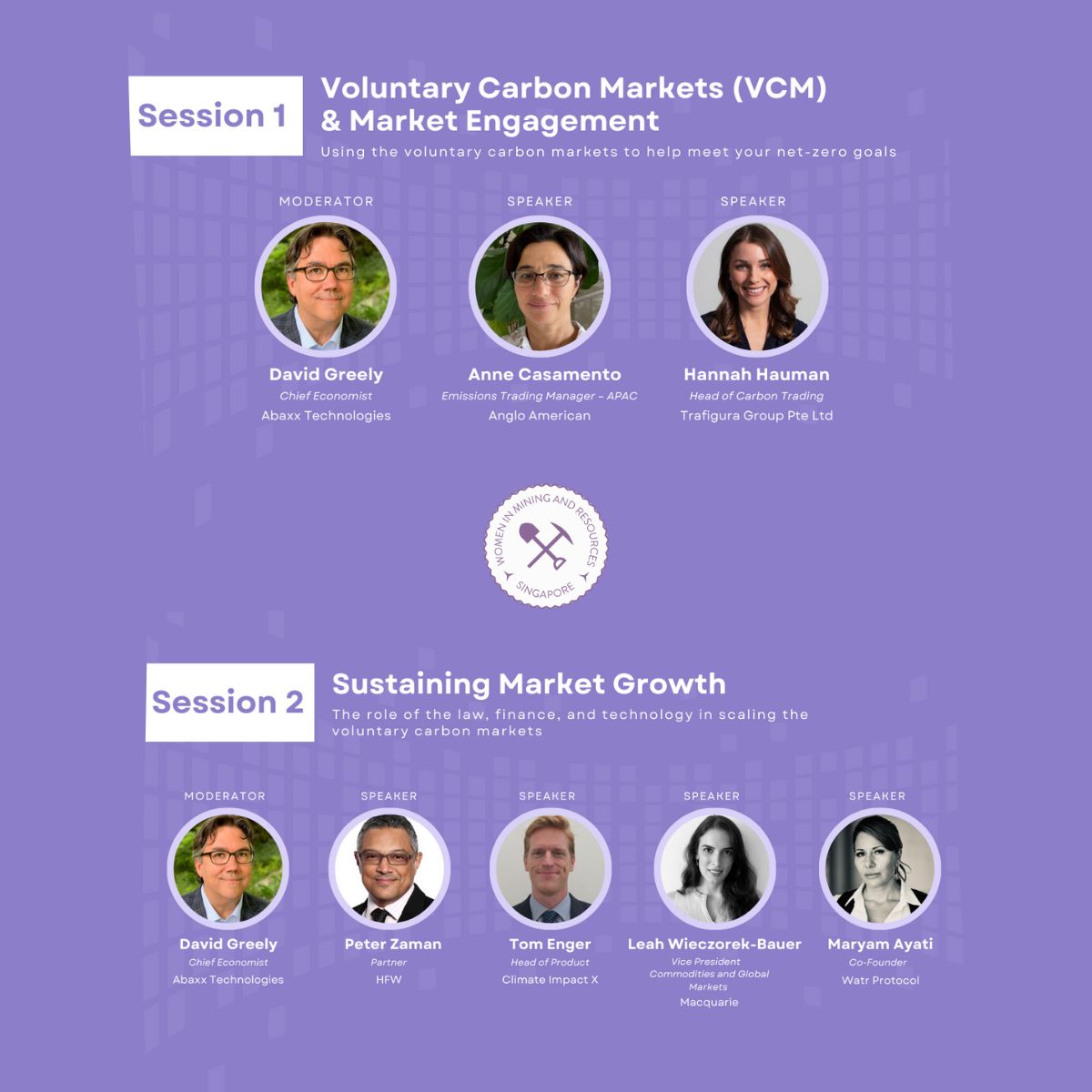 Smarter_Markets's tweet photo. Our host @DavidVGreely is moving from on-screen to on-stage for #WIMAR's #CarbonMarkets and a #NetZero Future Symposium!🎙️

He is joined by global leaders from @Trafigura, @Macquarie, @AngloAmerican, and more, for 2 panel discussions exploring how to build smarter #carbon markets https://t.co/Q6wATympI3