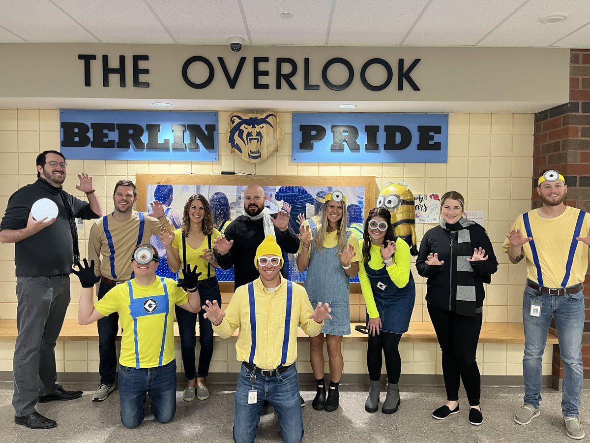sarahnethero's tweet photo. @Todd_spinner @OBHSstudentC @obhsstudentnews @OlentangySD @Minions #spiritweek #berlinpride #obhsscience https://t.co/1ep10Q519C