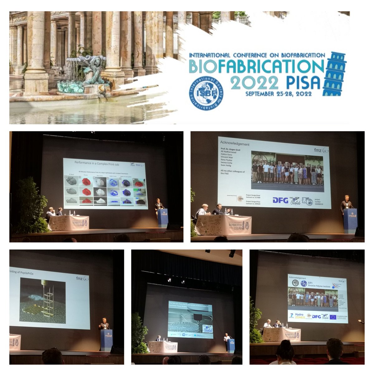SFB_TRR225's tweet photo. It's talk time @Biofab2022. 🗣️💬Top topics such as #vascularisation, #bioinks and #4d #bioprinting were excellent represented by @SFB_TRR225 scientists at all levels... from PhD students to distinguished senior PIs. https://t.co/dxfeR36PkY