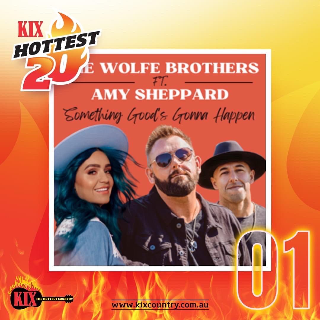 How epic is this! Big love to @KixCountryRadio and all the listening public for sending it to number 1! @amysheppardpie