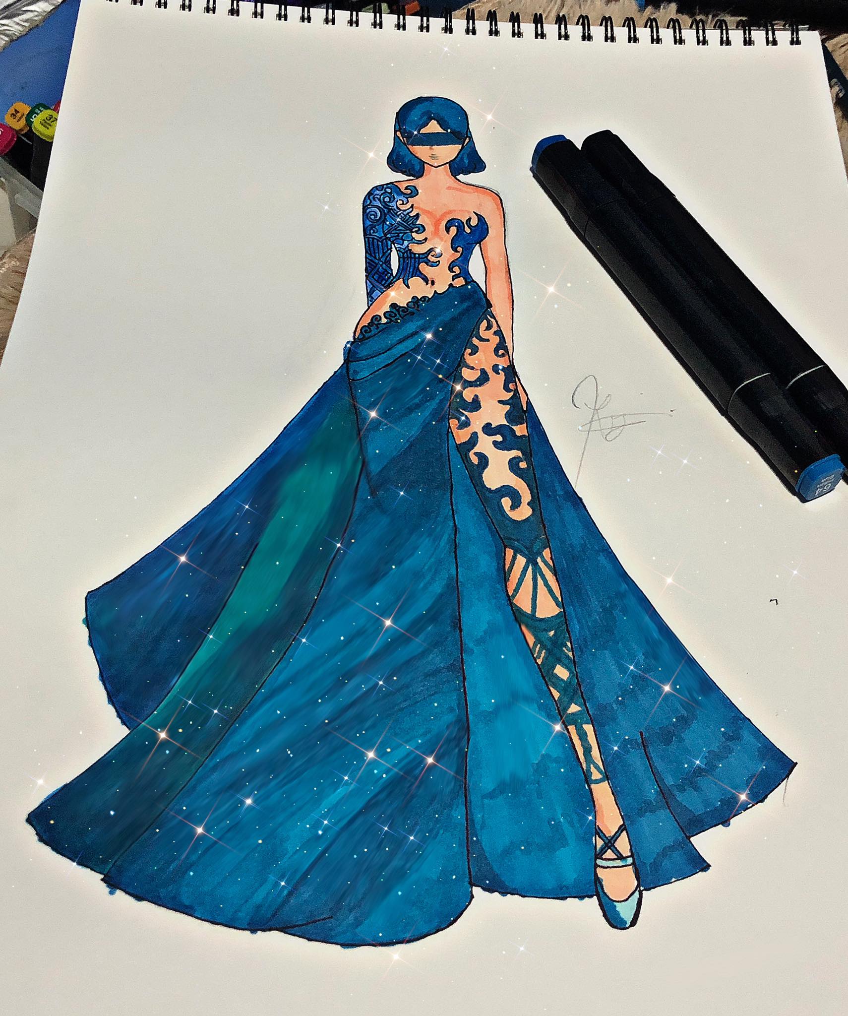 Fashion Design Sketches Of Dresses 2022